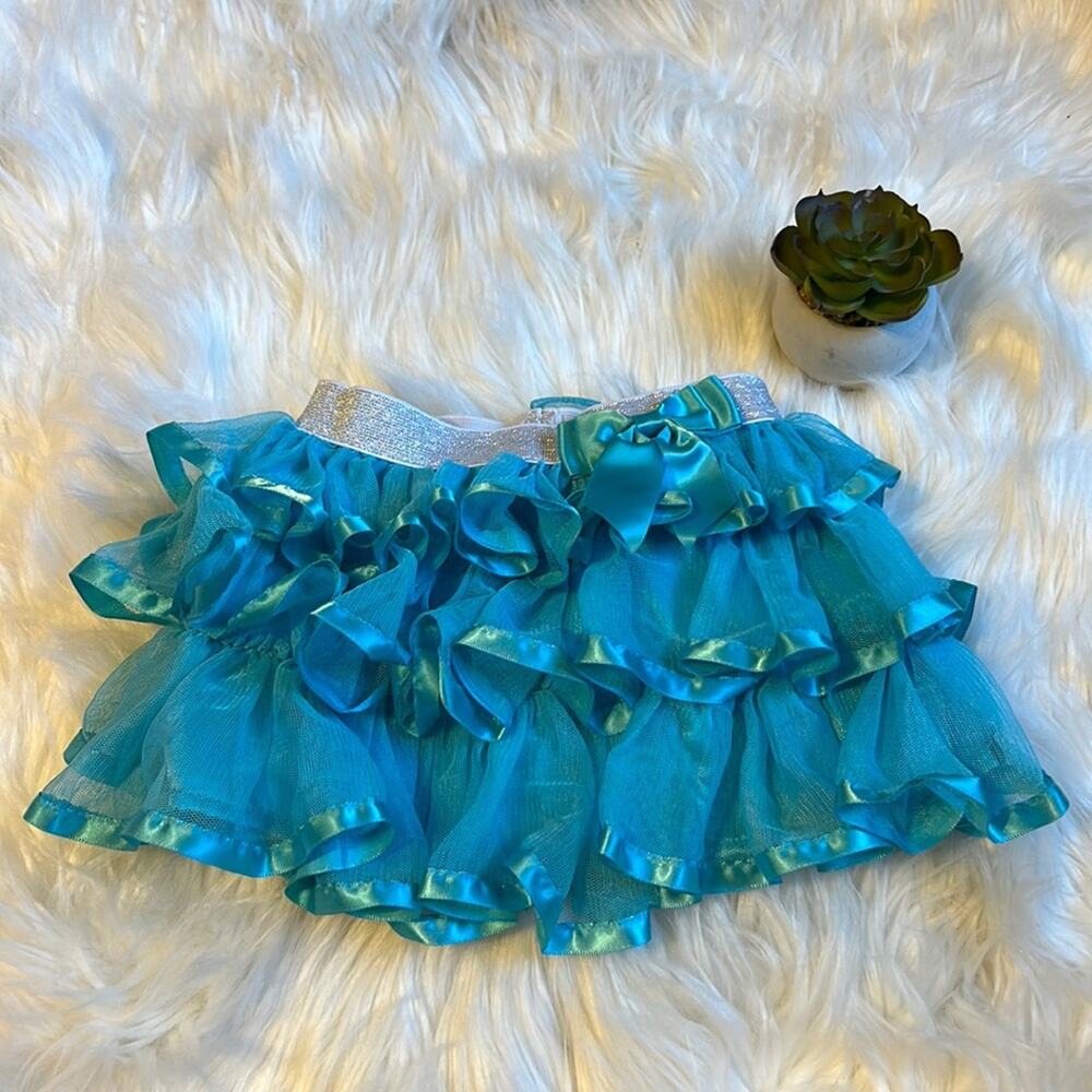❤️5/$25❤️ Disney Baby 9Mo Tiered Glitter Bow Skirt